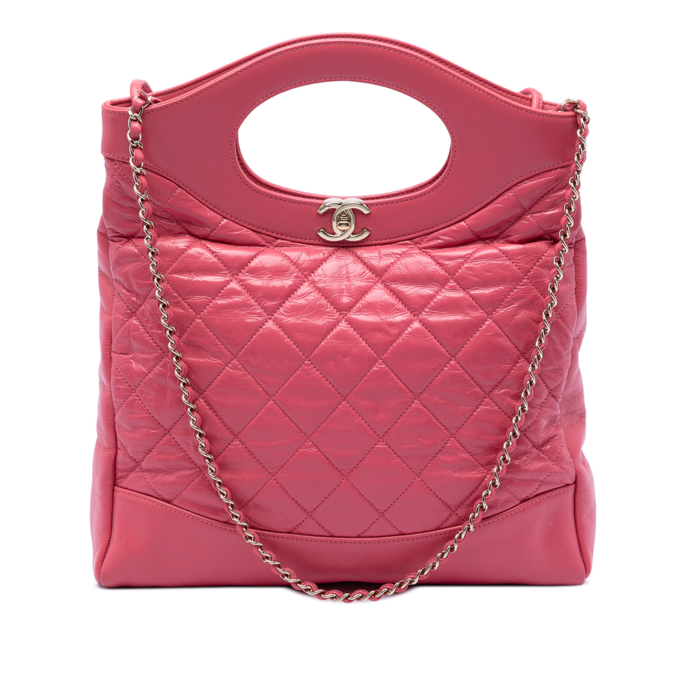 Pre-Loved Chanel Small Quilted Shiny Aged Calfskin 31 Shopping Bag